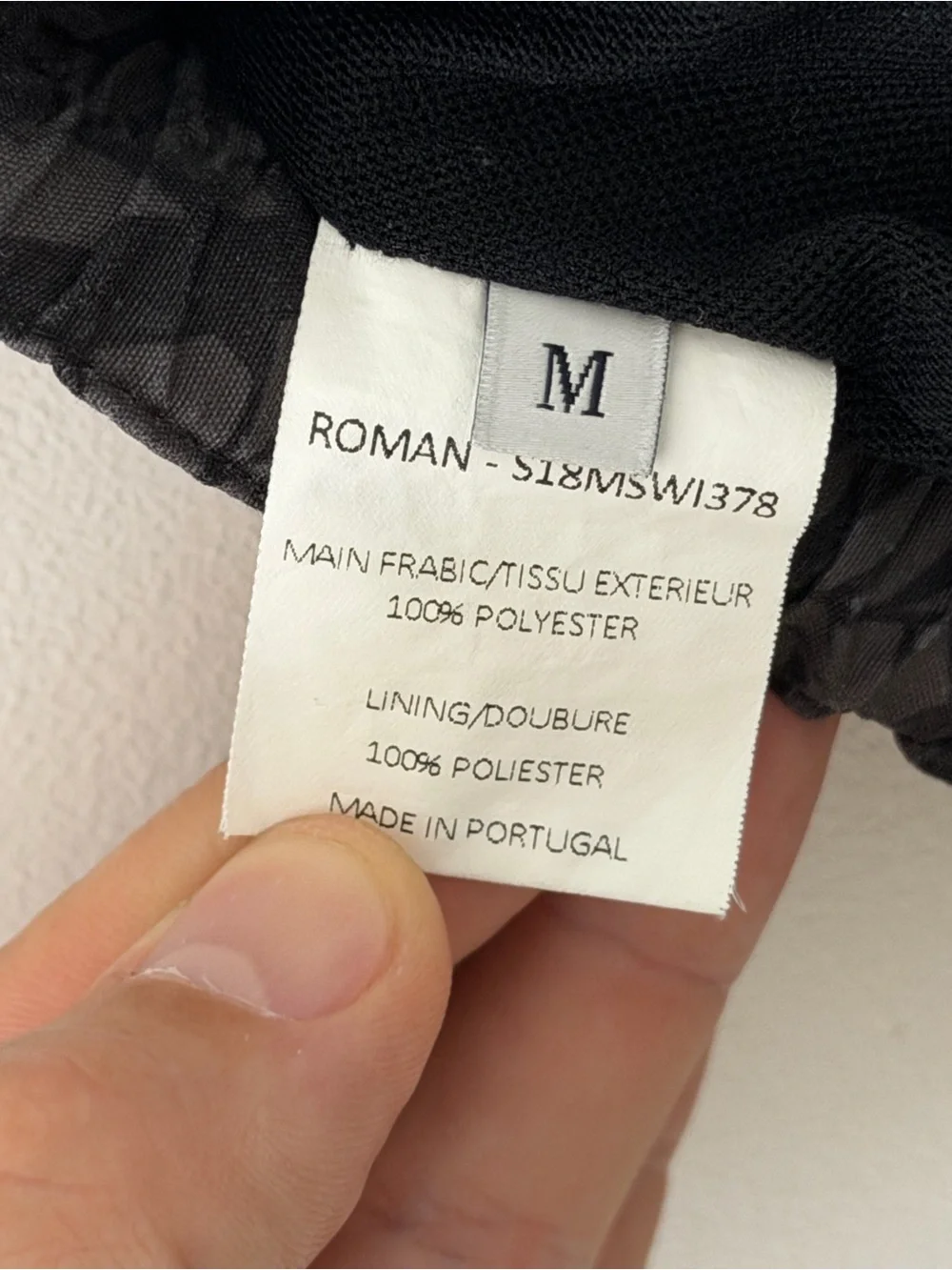 Officine Generale Roman black swim suit trunks shorts